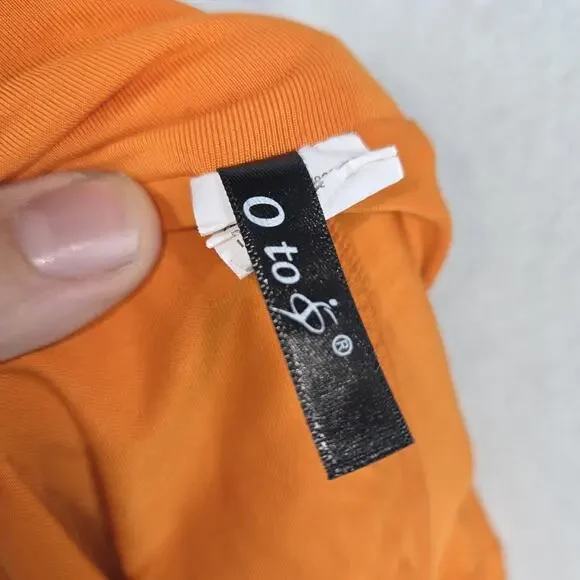 Skirt Size Large Womens Orange Athletic Gym Training Skirts Athleisure Workout - Picture 3 of 11